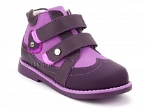 136-82 Бос(Bos), ботинки детские утепленные ортопедические профилактические, нубук, фиолетовый, сиреневый в Санкт-Петербурге
