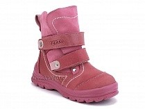 215-96,87,17 Тотто (Totto), ботинки детские зимние ортопедические профилактические, мех, нубук, кожа, розовый. в Санкт-Петербурге